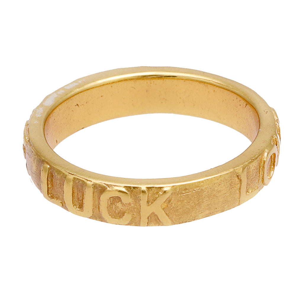 Anillo Love & Luck - Dorado