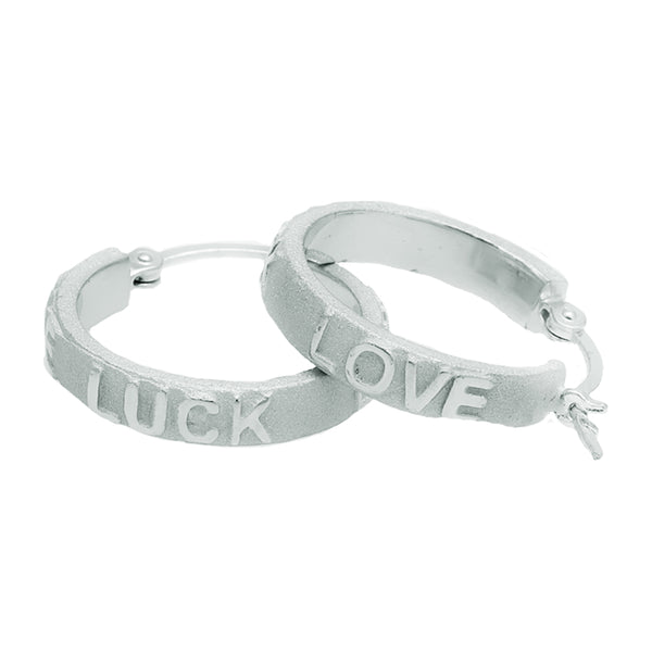 Arracadas Love & Luck - Silver