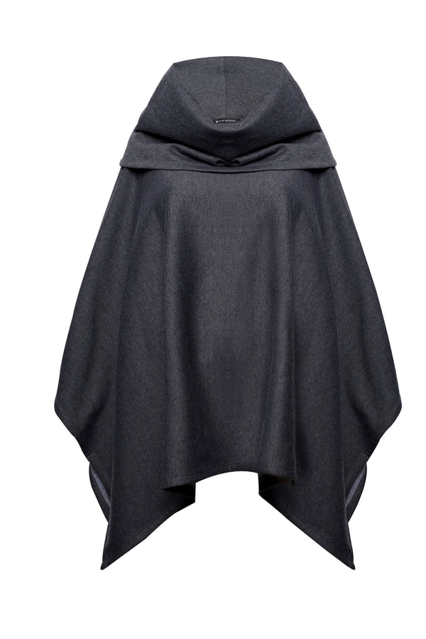 Poncho Clásico Gris Oxford