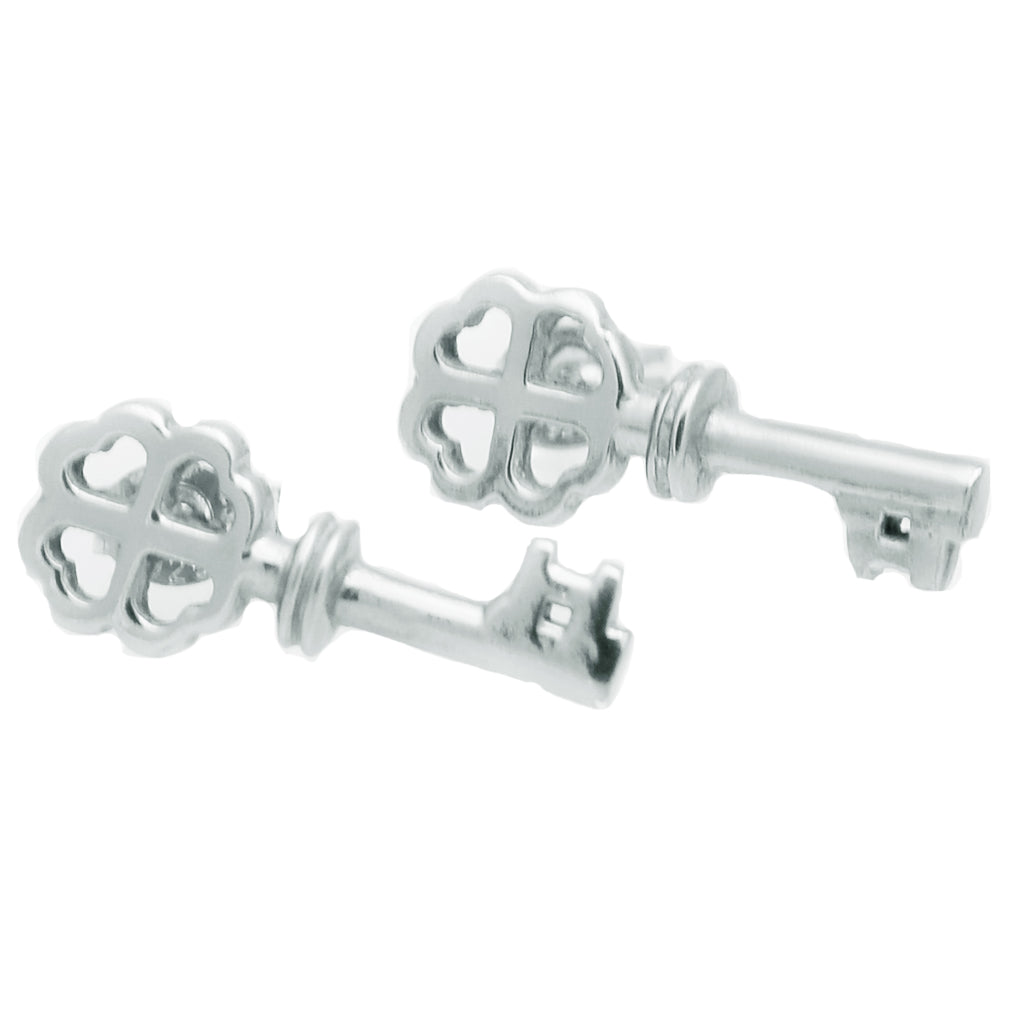 Aretes Llaves - Plata